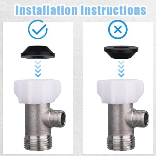 Brass 3-Way Tee Valve, Bidet T-Adapter Connector - Image 6