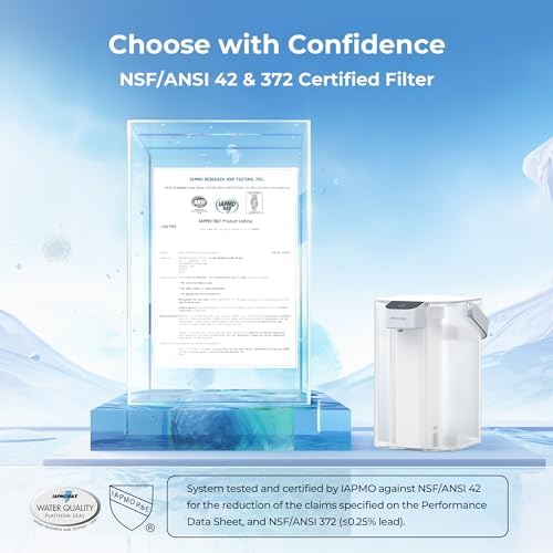 Waterdrop EDC01W Electric Water Filter Pitcher, NSF/ANSI 42, 15-Cup, White - Image 4