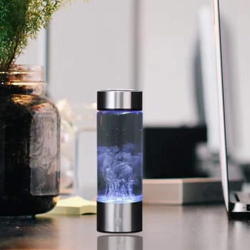 Hydrogen Water Maker Bottle, Promotes Metabolism, Portable Hydrogen Water Generator, 420ml, Transparent for Daily Use - Image 7