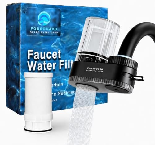 FonsGuard NSF Certified Faucet Water Filter for Kitchen and Bathroom Sinks by FonsGuard