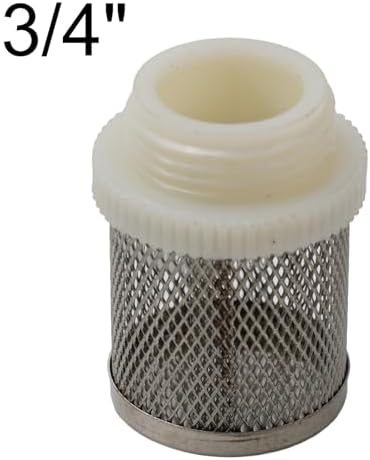 Garden Rainwater Filtration System Stainless Steel Suction Strainer Basket for Water Storage Barrels and Hose Pumps, Mesh Filter with 1/2 Inch and 3/4 Inch Thread Adapters(3/4inch) - Image 2