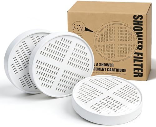 Vitamin Shower Filter Cartridge Compatible with AquaHomeGroup, 3 Pack by Unknown