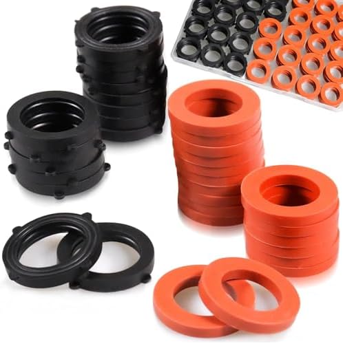 80 Pcs Garden Hose Gasket Rubber Seal, Fits 3/4 Inch Outdoor Hose Fittings by ZDBB