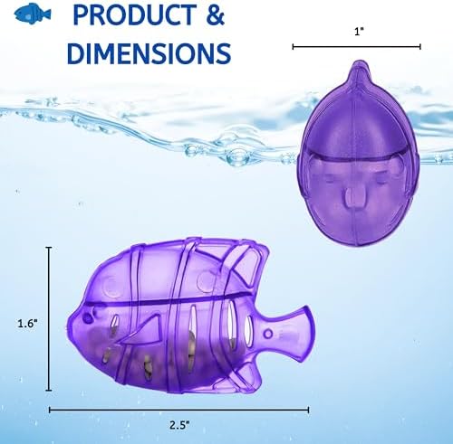 Nispira 12 Fish Universal Demineralization Cleaners for Protec Guardian Aquastick Humidifiers Ultrasonic Evaporative Dehumidifiers Hard Water Removes White Dust Odor - Image 2