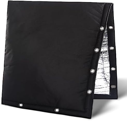 Outdoor Backflow Preventer Cover- 30''W x 24''H, Winter Freeze & Weatherproof Protection for Irrigation Pipes & Sprinkler Valves- Black by Safoner