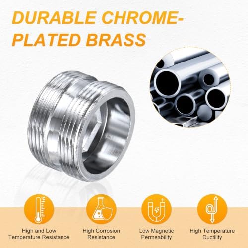M METERXITY 1-Pack Faucet Adapter, M22 Male to M22 Male, for Kitchen - Image 4