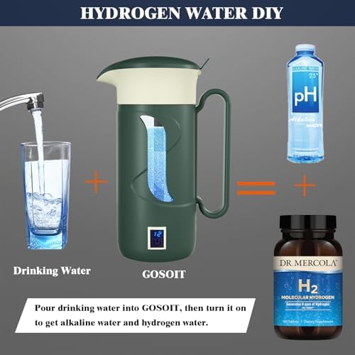 Hydrogen Water Bottle Hydrogen Alkaline Water Generator Ionizer Hydrogen Water Maker Machine with SPE and PEM Technology - Image 4