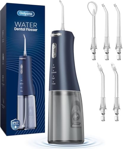 Onlyone Water Flosser with Adjustable Water Pressure for Daily Oral Care by Onlyone