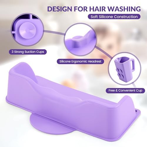Portable Hair Washing Station Neck Support for kids - Image 4