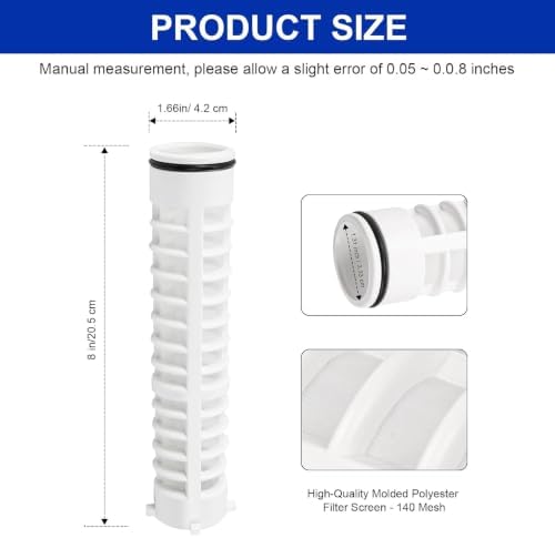 1-1/2" 140 Mesh Spin Down Filter Screen for Rusco & Vu-Flow Filtration - Image 5