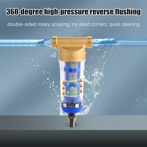 Spin Down Water Filter – Brass Pre Filter with Stainless Steel Mesh Sedimen - Image 7