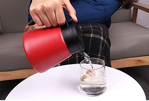 Thermal Coffee Carafe Tea Pot 20 Oz Stainless Steel Insulation Pot Double Wall Vacuum Insulated Coffee Water & Beverage Dispenser (Red) - Image 3