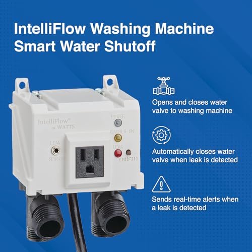 Watts IntelliFlow 1/2" Smart Washing Machine Shutoff Valve w/Wall Box - Image 3