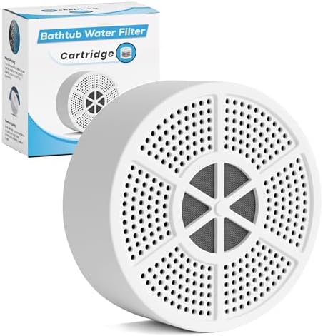 Vxcellent Bath Water Filter Cartridge, Bathtub Filter Replacement, Filter For Bathtub Bath Faucet Replacement Cartridge by VxcellentLiveLife