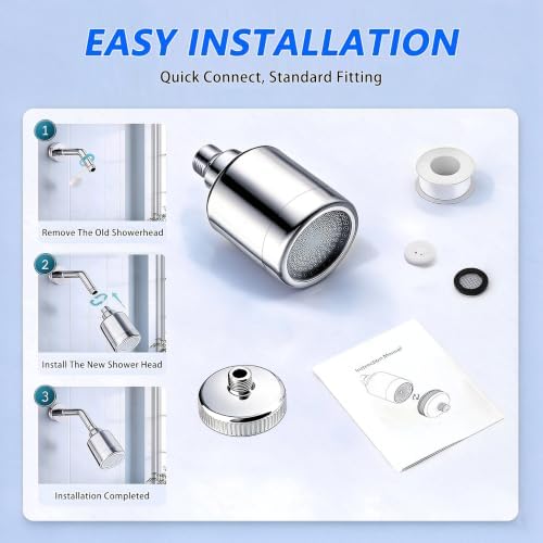 2 in 1 Shower Filter and Filtered Shower Head for Hard Water - Image 7