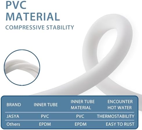 10ft PVC Rv Shower Head Hose Extra Long White - Image 3