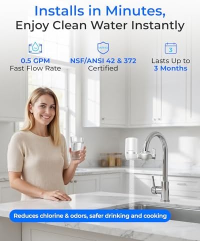 Waterdrop FC-01 Water Filter for Sink Faucet, 320 Gallons - Image 2