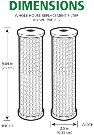 A. O. Smith 2.5"x10" 5-Micron Carbon Block Sediment Filter | AO-WH-PRE-RC2 - Image 6