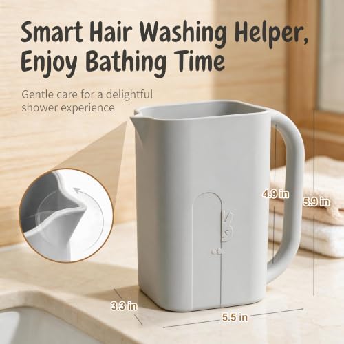 Soft Food Grade Silicone Baby Bath Set, Faucet Cover + Rinse Cup Toddlers - Image 2