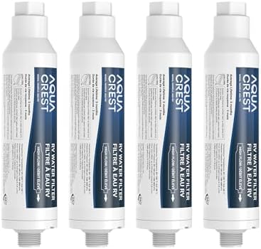 AQUA CREST RV Inline Water Filter, Garden Hose & Camper Water Filter by AQUACREST