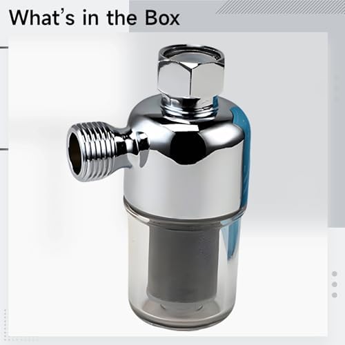 Water Heater Pre-Filter, W21 Activity Copper Head Washing Machine Water Filter, G1/2 Threaded 40-Micrometer Sediment Filter with 304 Stainless Steel Mesh, Extend Appliance Life, Clear Housing - Image 3
