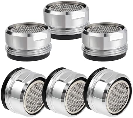 6PCS Faucet Aerator, Aerator Filter Replacement, 15/16-Inch Male Threads by Unknown