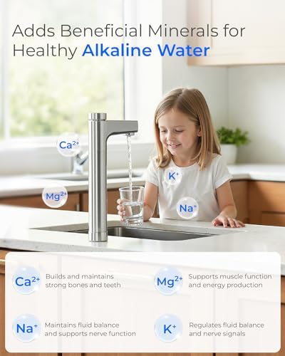 Waterdrop X16 Reverse Osmosis System Alkaline Mineral 1600GPD Silver Faucet - Image 6