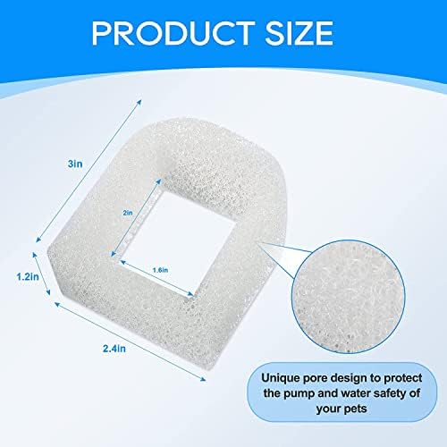 18PCS Cat Water Fountain Filter Compatible with Petsafe Filters - Image 5