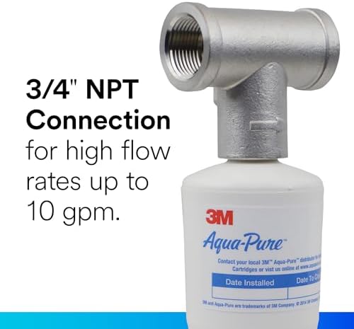 3M Aqua-Pure Whole House Scale Inhibition Inline Water System AP430SS, Prevents Scale Build Up On Hot Water Heaters and Boilers - Image 4