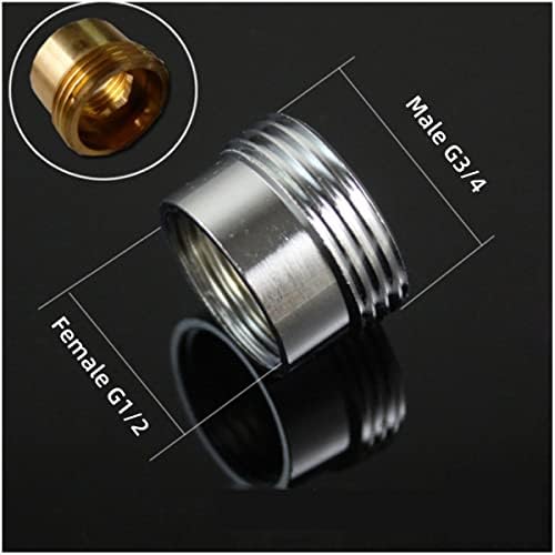 Faucet Adapter, Sink Hose Attachment for Faucet ，Extension Faucet Suitable for Connecting Sink Kitchen Bathroom Garden Faucet (Male G3/4-18T Transform Female G1/2-18T) - Image 2