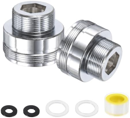 M METERXITY 2-Pack Faucet Adapter, M32 Male to M22 Male, for Kitchen by MMETERXITY