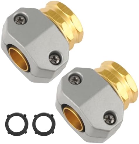 Garden Hose Repair Kits, Fit 3/4" and 5/8" Garden Hose, 2 Pack by AuySier