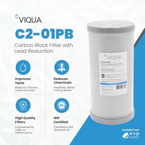 Viqua C2-01PB Carbon Block Water Filter, Lead Reduction, 10 Micron - Image 2