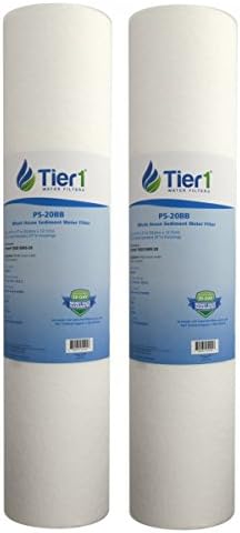 Tier1 5 Micron 4.5" × 20" Filter Replaces DGD-5005-20, SDC-45-2005, 2-Pack by Tier1