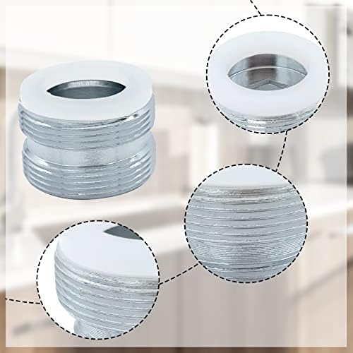 12 Pieces Faucet Adapter Kit Kitchen Aerator Male To Female Male Faucet Water Hose Adapter(Faucet Adapter Various Sizes) - Image 3