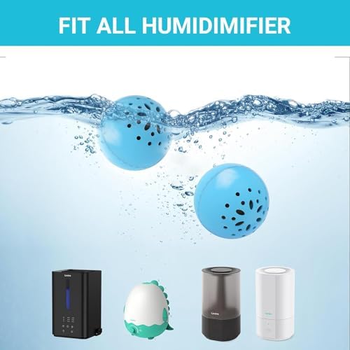Livatro Blue Humidifier Cleaning Balls, 30-Day Tank Care, 6 Pack - Image 6