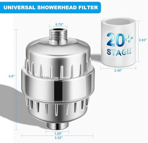 25 Stage Shower Filter, Powerful Shower Head Water Filter for Hard Water - Image 2