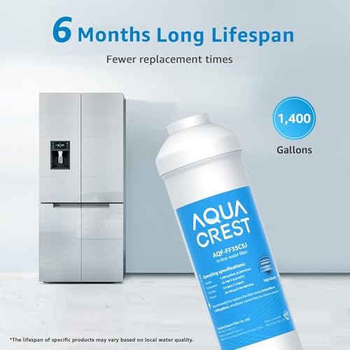 AQUA CREST FF35C5J Inline Water Filter Replacement, NSF/ANSI 42 Certified - Image 4