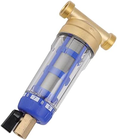 Spin down Sediment Filters, Copper Spin down Sediment Prefilter Inline Water Filter Cold Plunge Filter for Well Water, Washing Machine Water Filter by Unknown