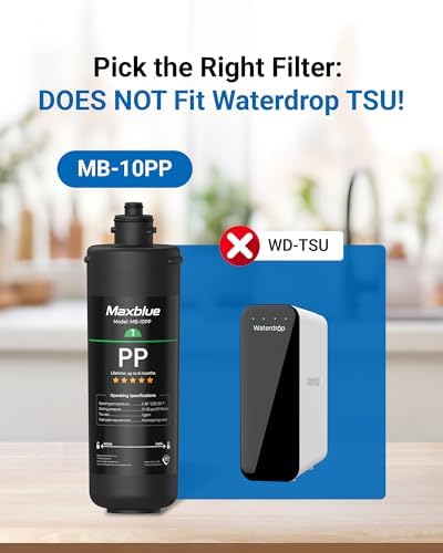 Maxblue 10PP Replacement for Waterdrop TSA & TSB Under Sink Water Filter - Image 4