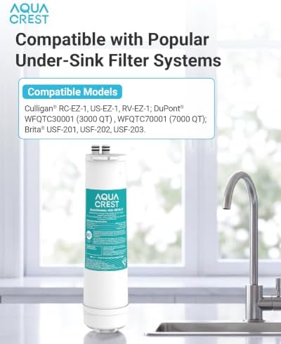 AQUA CREST RC EZ 1 Water Filter Replacement for Culligan® RC-EZ-1, 2 Pack - Image 2