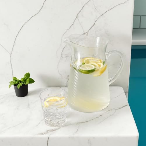 Lily's Home Shatterproof Acrylic Pitcher with spout, Versatile Plastic Pitcher for Water, Juice, Iced Tea, Milk, Iced Tea Beverage Carafe, Dishwasher Safe Top Rack, 2.5QT/80 OZ - Image 5