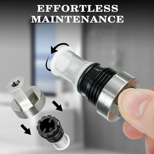 3-in-1 Metal Filter Removal Tool & 3 Inlet Filters Kit Compatible with Rinnai Water Heaters, Works with Power Drivers, Wrenches or Hand Grip for Easy Maintenance - Image 4