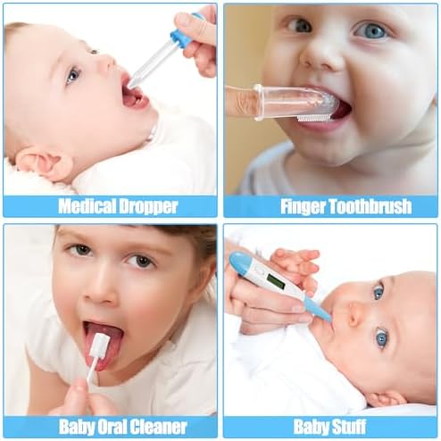 Baby Healthcare and Grooming Kit for Newborn Kids, 31PCS Upgraded Safety Baby Care Kit, Newborn Nursery Health Care Set, Baby Electric Nail Filer Kit, Infant Baby Care Products - Image 4