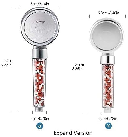 Nosame Shower Head with Hose Holder, Filter Filtration High Pressure - Image 2