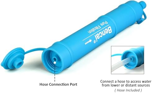 4-Stage 0.1 Micron Ultrafiltration Water Filter Straw | 3-Section Detachable for Easy Backwash | for Outdoor, Survival & Emergency, 2-Pack - Image 6