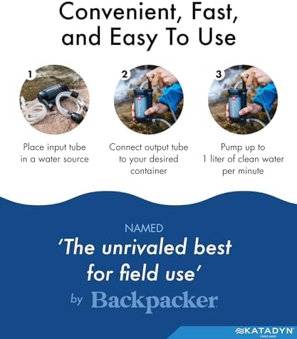 Katadyn Hiker Pro Transparent Hand Pump Water Filter - Image 4