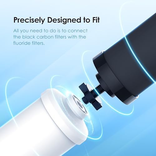 Waterdrop Gravity Water Filter, 2 Carbon Filters and 2 Fluoride Filters - Image 5