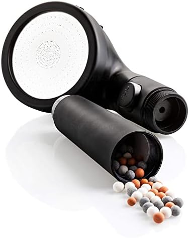 StoneStream Mineral Stone Filter Shower Head, High Pressure, Matte Black - Image 5