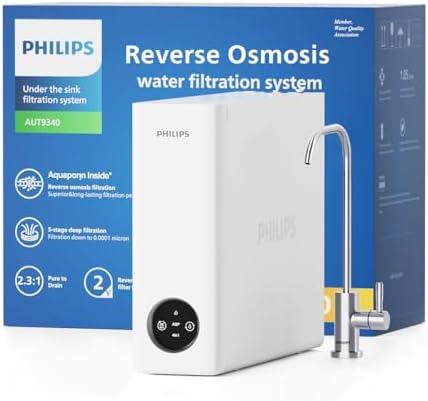Philips Reverse Osmosis Water Filter System，400G Under Sink Water Filter by Unknown